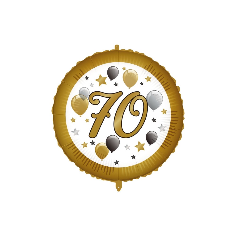 Happy Birthday Milestone Happy Birthday 70 foil balloon 46 cm