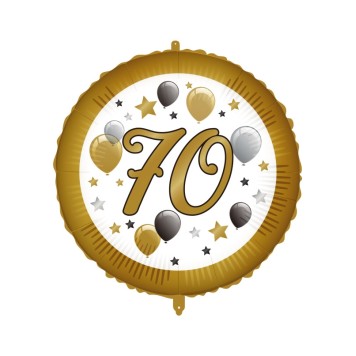 Happy Birthday Milestone Happy Birthday 70 foil balloon 46 cm