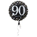 Happy Birthday Happy Birthday 90 Gold foil balloon 45 cm