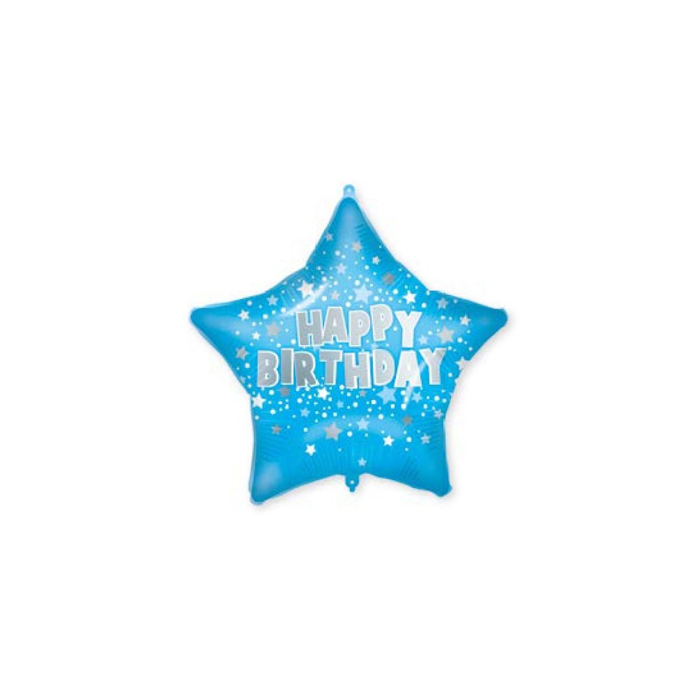 Happy Birthday Happy Birthday Blue foil balloon 46 cm