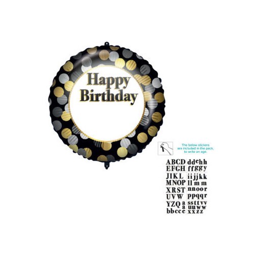 Happy Birthday Happy Birthday foil balloon 46 cm