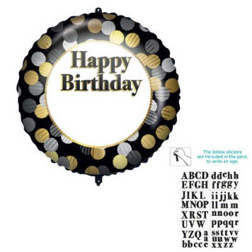 Happy Birthday Happy Birthday foil balloon 46 cm