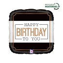 Happy Birthday Classic foil balloon 46 cm