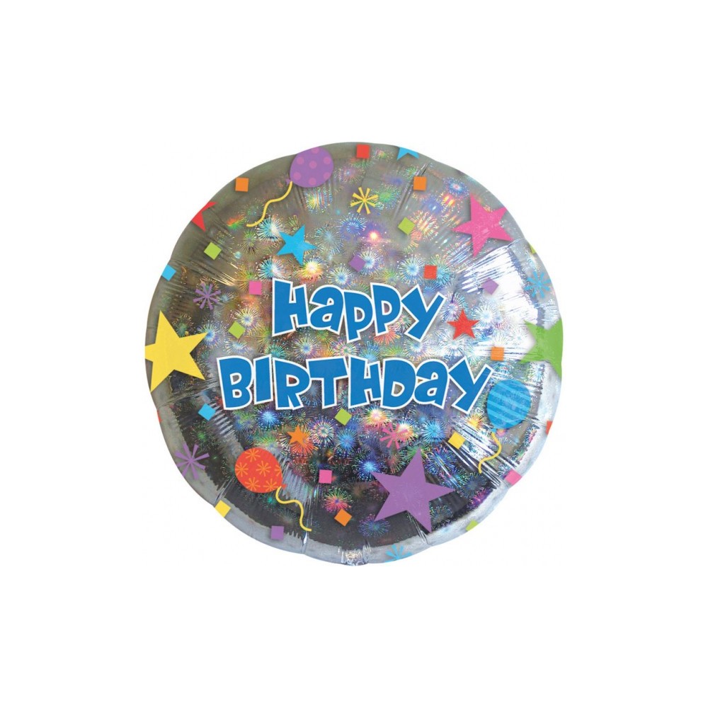 Happy Birthday Happy Birthday Confetti foil balloon 45 cm