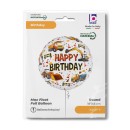 Happy Birthday Construction Equipment Happy Birthday foil balloon 46 cm