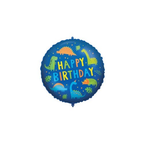 Happy Birthday Happy Birthday Dino foil balloon 46 cm