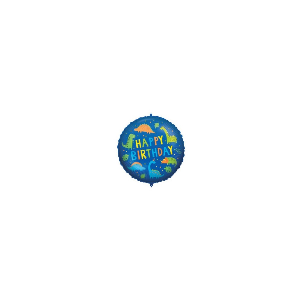 Happy Birthday Happy Birthday Dino foil balloon 46 cm