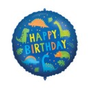 Happy Birthday Happy Birthday Dino foil balloon 46 cm