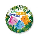 Gamer Happy Birthday Dino, Dinosaur Foil Balloon 46 cm (WP)