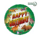 Happy Birthday Dinosaur Happy Birthday foil balloon 46 cm