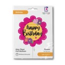 Happy Birthday Flowers Happy Birthday foil balloon 46 cm