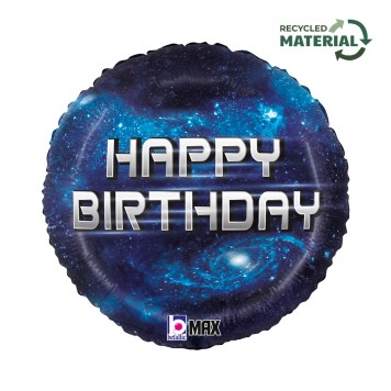 Happy Birthday Galaxy Happy Birthday foil balloon 46 cm