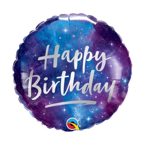 Happy Birthday Galaxy Happy Birthday foil balloon 46 cm