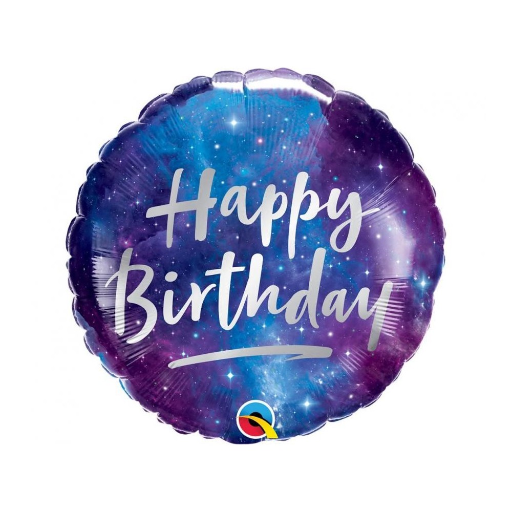 Happy Birthday Galaxy Happy Birthday foil balloon 46 cm