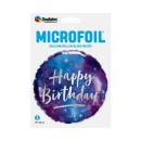 Happy Birthday Galaxy Happy Birthday foil balloon 46 cm
