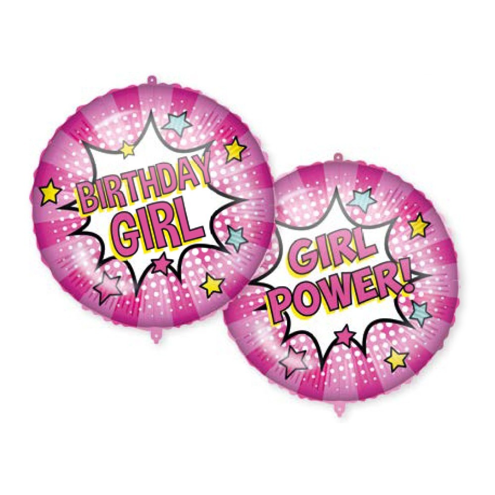 Happy Birthday Happy Birthday Girl foil balloon 46 cm