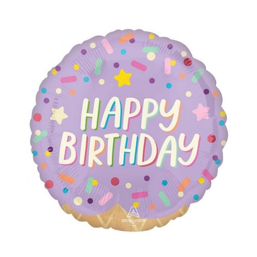 Happy Birthday Ice cream Happy Birthday foil balloon 46 cm