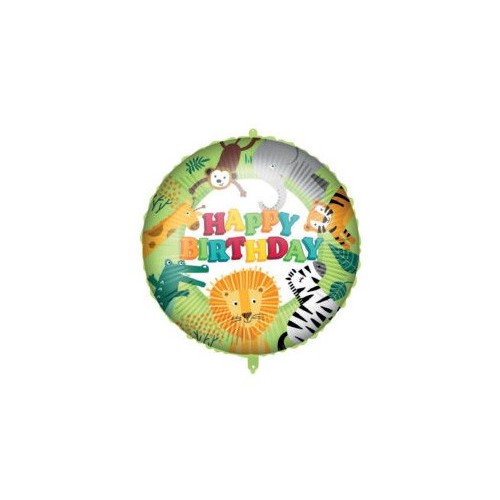 Happy Birthday Happy Birthday Jungle foil balloon 46 cm