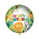 Happy Birthday Happy Birthday Jungle foil balloon 46 cm