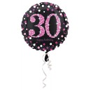 Happy Birthday Happy Birthday Pink 30 foil balloon 43 cm