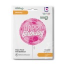 Happy Birthday Pink Spark Happy Birthday foil balloon 46 cm
