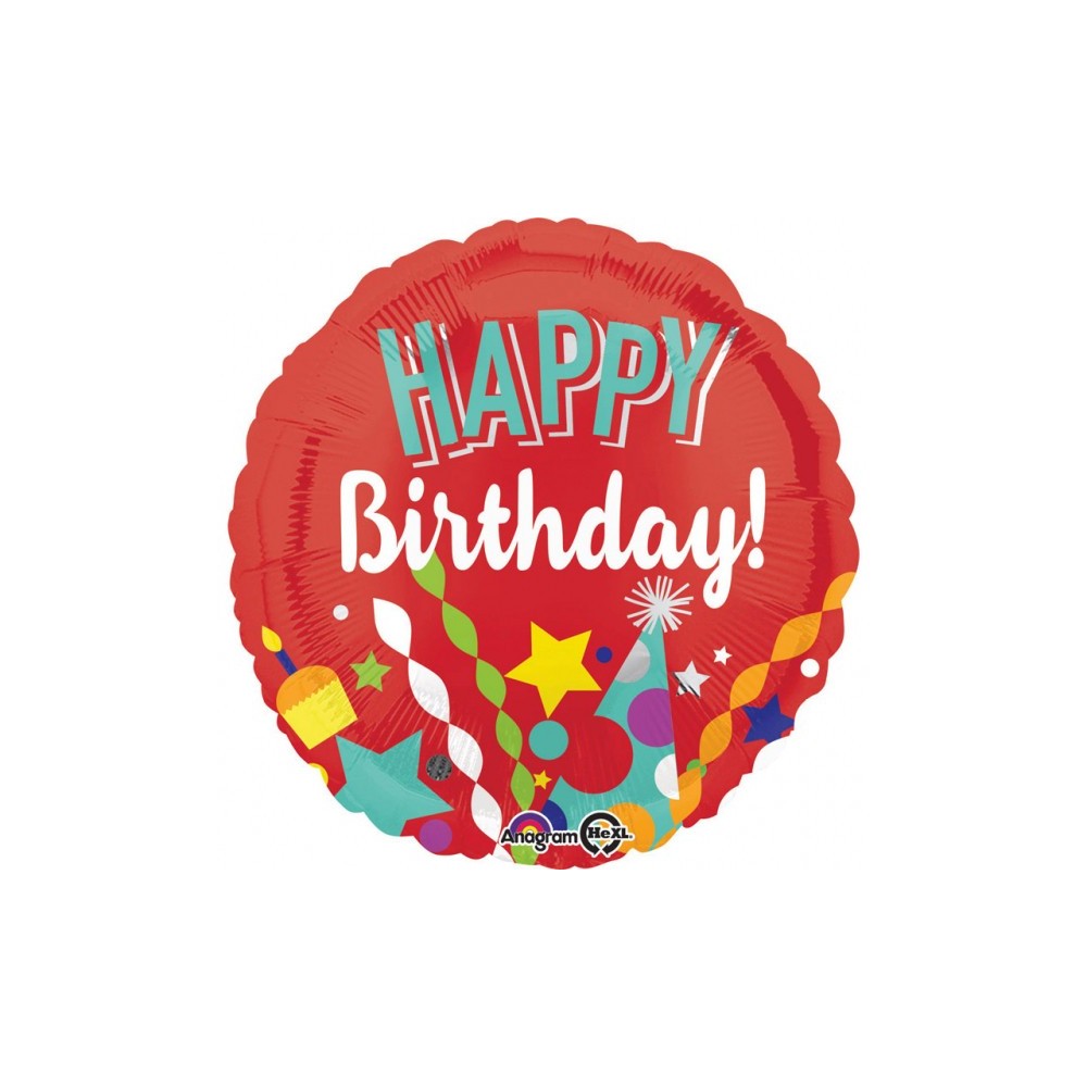 Happy Birthday Happy Birthday foil balloon 43 cm