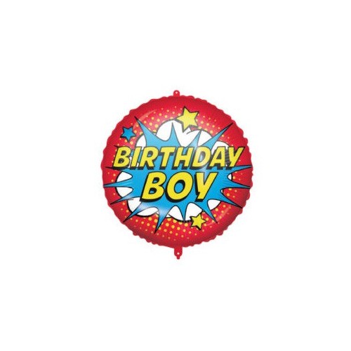Happy Birthday Happy Birthday Superhero foil balloon 46 cm