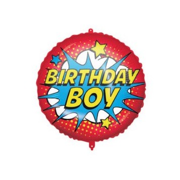 Happy Birthday Happy Birthday Superhero foil balloon 46 cm