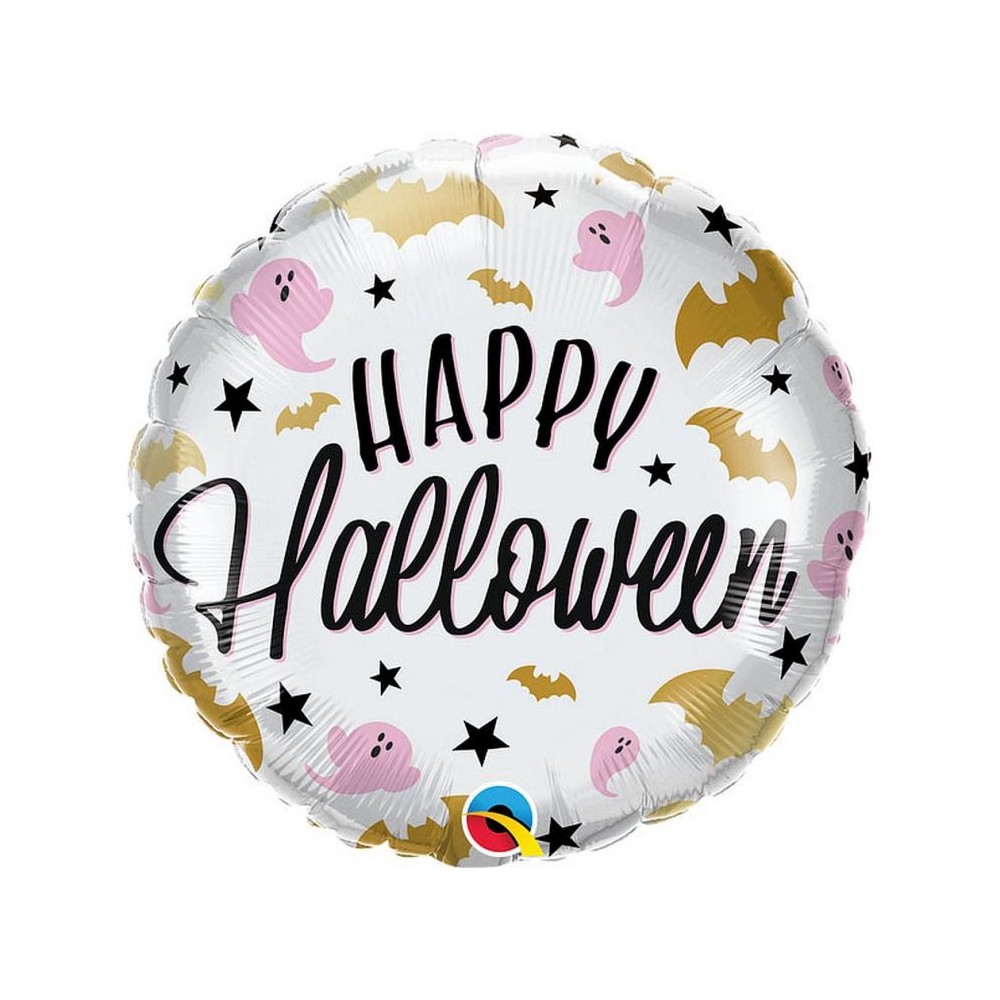 Halloween Happy Bats, Ghosts foil balloon 46 cm
