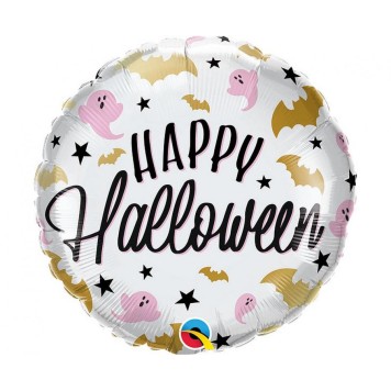 Halloween Happy Bats, Ghosts foil balloon 46 cm