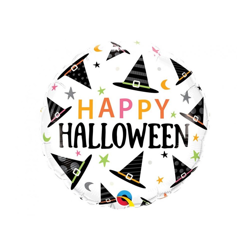 Halloween Happy Hat foil balloon 46 cm