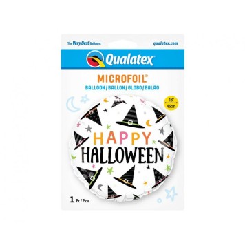 Halloween Happy Hat foil balloon 46 cm
