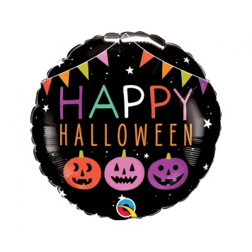 Halloween Happy Pumpkins foil balloon 46 cm