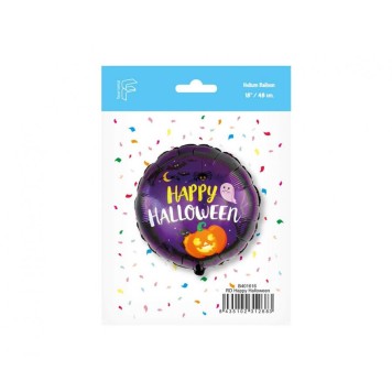 Halloween Happy Purple foil balloon 48 cm