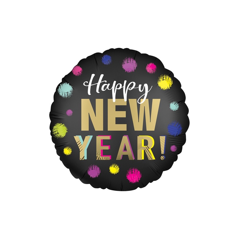 Happy New Year Happy New Year foil balloon 43 cm