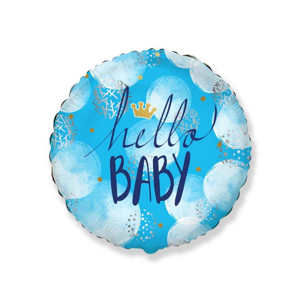 Baby Hello Boy foil balloon 48 cm