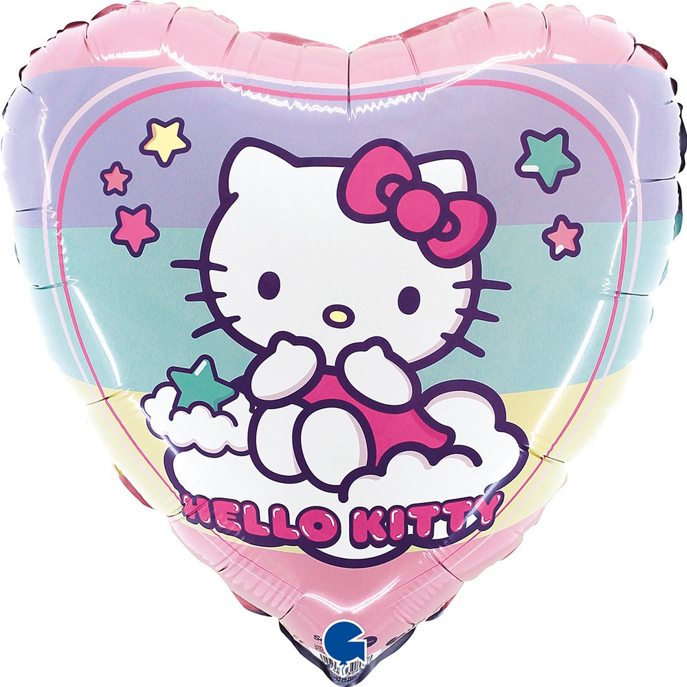 Hello Kitty Rainbow foil balloon 46 cm