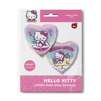 Hello Kitty Rainbow foil balloon 46 cm