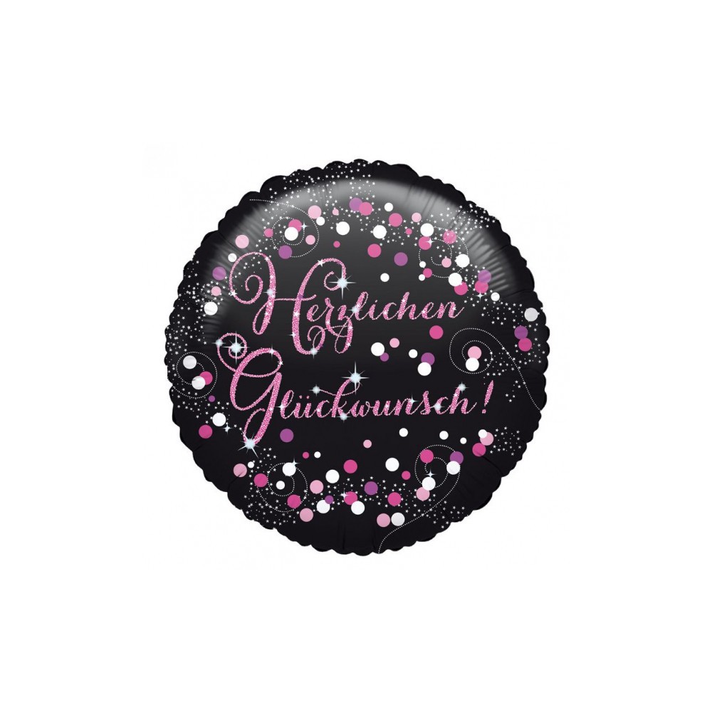 Celebrate Congratulations Pink Foil Balloon 45 cm