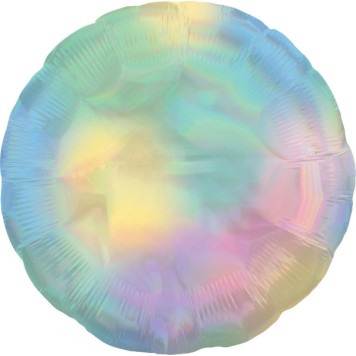 Colour Holographic Pastel Rainbow, Foil Balloon, 45 cm (WP)