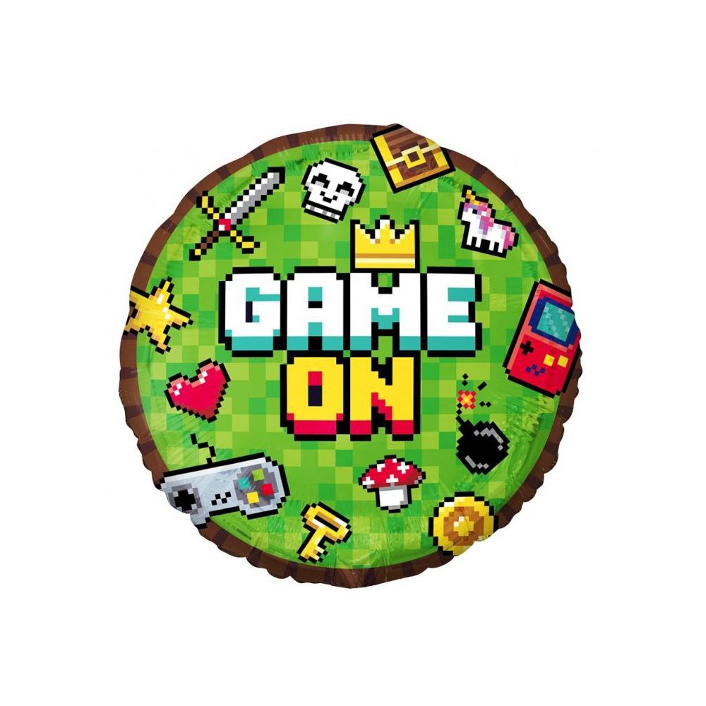 Gamer Game On Toy foil balloon 45 cm