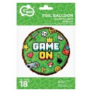 Gamer Game On Toy foil balloon 45 cm