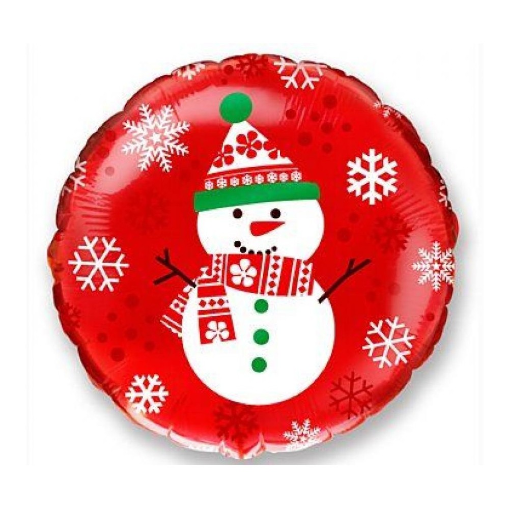 Christmas Snowman i foil balloon 46 cm (WP)