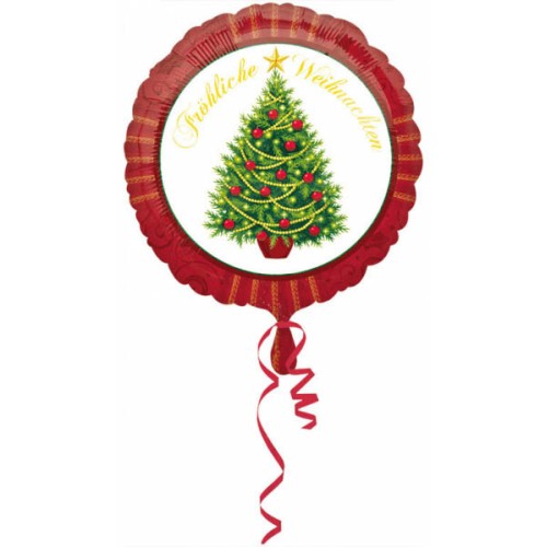 Christmas i foil balloon 43 cm