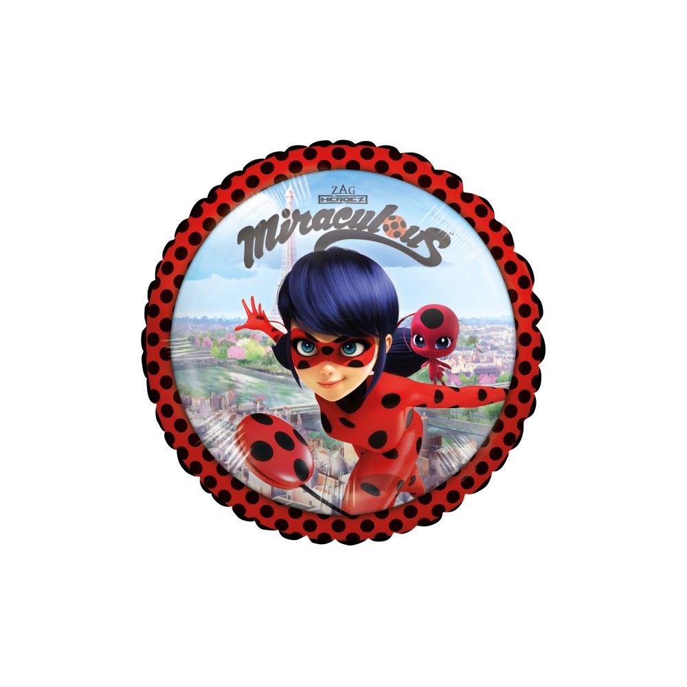 Miraculous Ladybug City foil balloon 43 cm