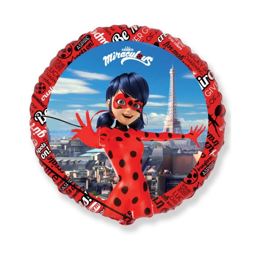 Miraculous Ladybug City foil balloon 46 cm (WP)