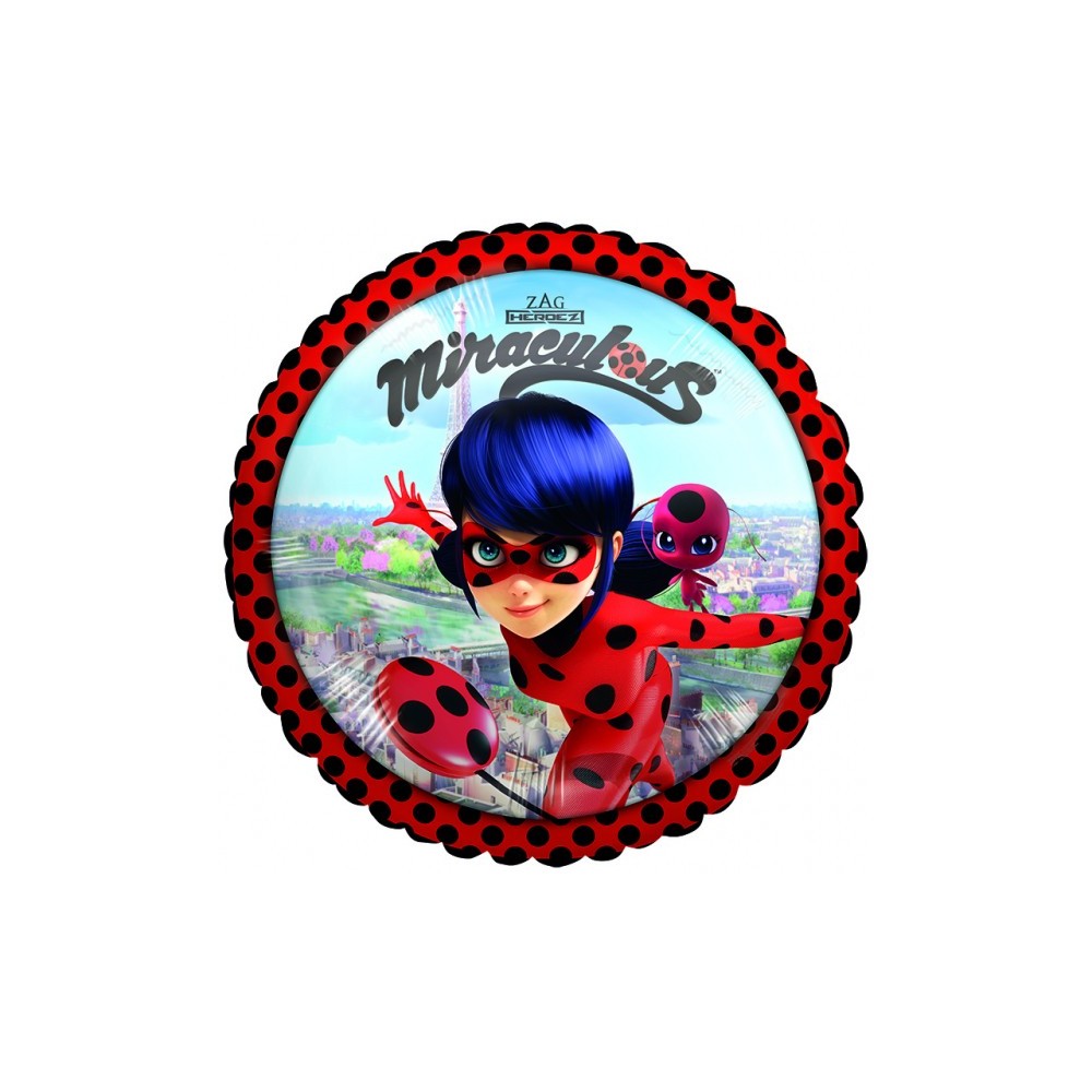 Miraculous Ladybug City foil balloon 43 cm