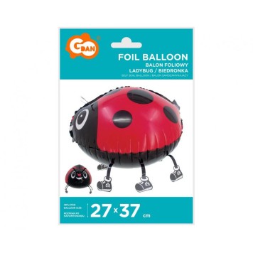 Ladybug Ladybug walking foil balloon 37 cm