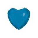 Colour Blue Heart, Blue Heart foil balloon 46 cm
