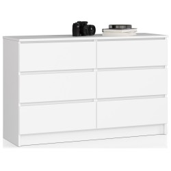 KOMODA K120 6SZ CLP BIAŁY